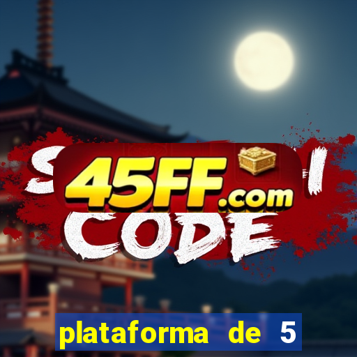 plataforma de 5 reais do tigre